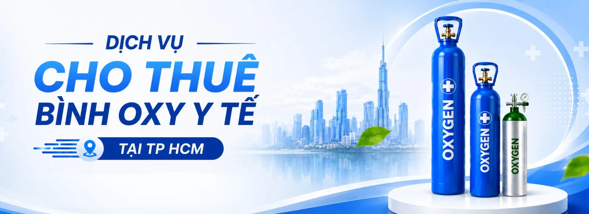Cho thuê bình oxy pc